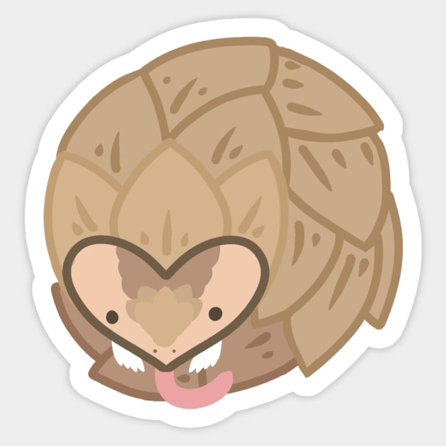 Pangolin Pride Sticker by SmidgeFidge